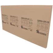 Soprema Sopra-XPS 20 Rigid Insulation Panel - Extruded Polystyrene - 8-ft x 4-ft x 1 1/2-in - R7.5