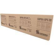 Soprema Sopra-XPS 20 R5 8-ft x 2-ft x 1-in Water-Resistant Extruded Polystyrene Insulation Panel