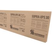 Panneau isolant hydrofuge Sopra-XPS 30 de Soprema, polystyrène extrudé, 8 pi x 2 pi x 2 1/2 po, R12.5