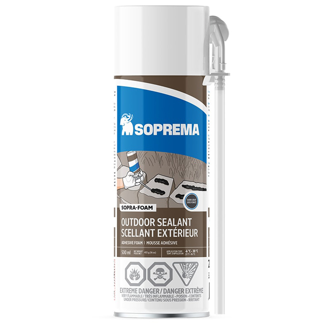 Soprema Sopra-Foam Outdoor Sealant Adhesive Foam - 500-ml