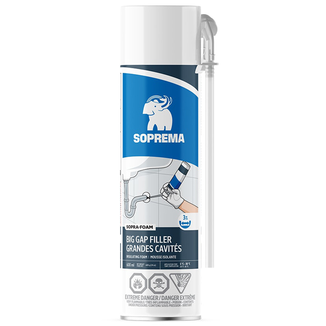 Soprema Sopra-Foam Insulating Foam Big Gap Filler - 700-ml