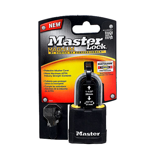 Laminated Key Padlock - 1 3/4" - Steel