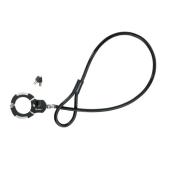Cable Padlock with Cuff -6' - Steel - Grey