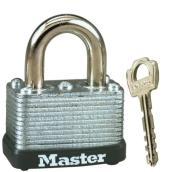 Cadenas à clé en acier laminé, Master Lock, 1-paquet