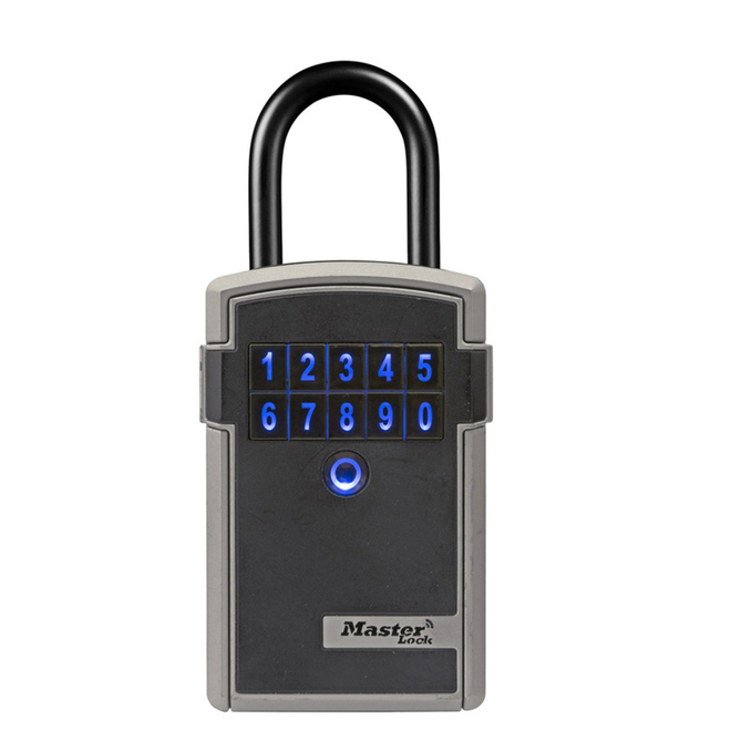 Master Lock Bluetooth Portable Lock Box - 3.25-in - Silver and Black