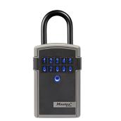 Boîtier verrouillable Master Lock Bluetooth portable, 3,25 po, argent et noir