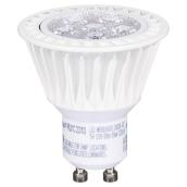 Ampoule DEL GU10 7 W, intensité variable, blanc brillant