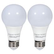 Ampoule DEL A19 6 W, non réglable, lumière du jour, 2/pqt