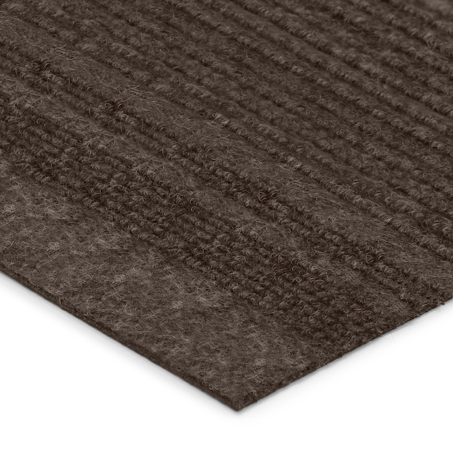 Multy Tracker Contemporary Runner Rug - Polyester - Stain-Resistant - Brown - 60-in L x 26-in W