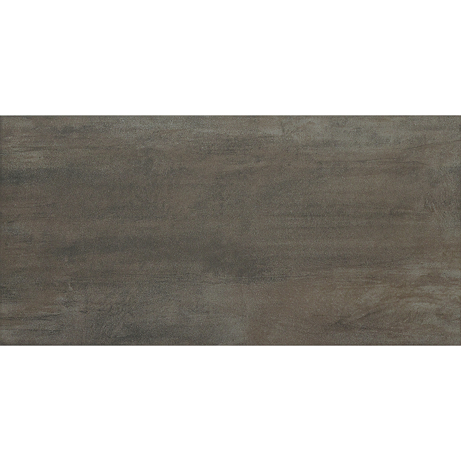 Del Conca Evolution Floor Tile - 12-in x 24-in - Black Porcelain