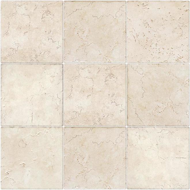 Del Conca Rialto 12-in x 12-in White Porcelain Tile G3TG20 | RONA