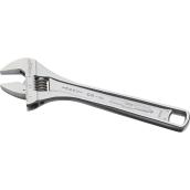 Channellock Adjustable Wrench - Steel - 4-Thread Knurl - 8-in L