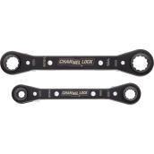 Channellock 8-in-1 Metric Adjustable Box Wrench Set  - Black - Electrolytic Polish - 2 Per Pack