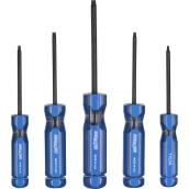 Channellock Professional Torx Screwdrivers - Acetate Handle - Black-Oxide Coated - Set of 5