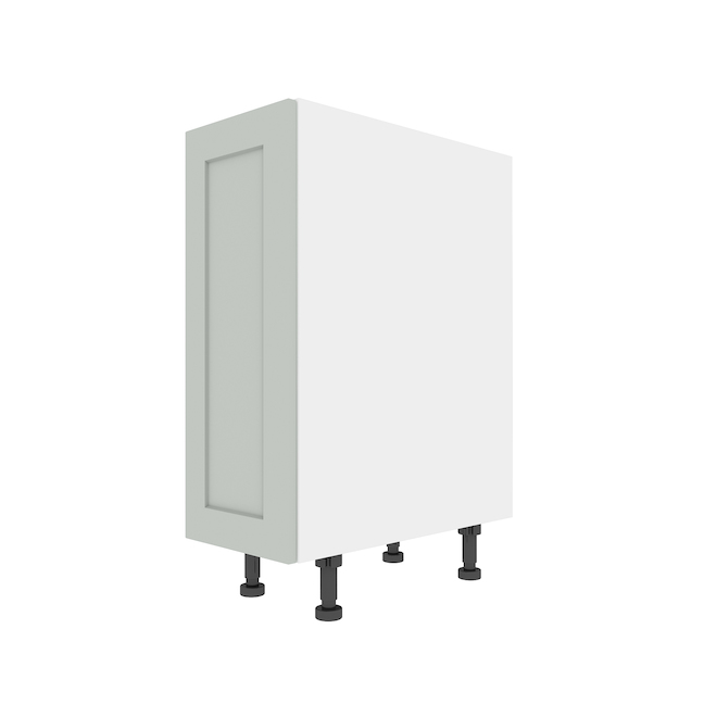 Armoire de cuisine inférieure ELITE de LANDON&CO, 1 étagère, 12 po x 34 3/4 po, gris