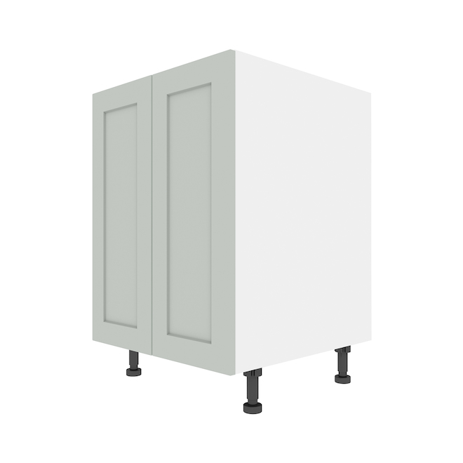 Armoire de cuisine module inférieur ELITE de LANDON&CO, 2 portes, 23 15/16 po x 34 3/4 po, gris