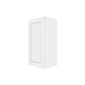 Landon & CO 15 1/8-in x 30 1/4-in Wall Mount Pearl White Thermoplastic Shaker Kitchen Cabinet