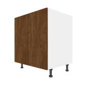 Armoire de cuisine Eklipse, module inférieur, collection Saphir, 30 1/4 po x 34 3/4 po, grain de bois