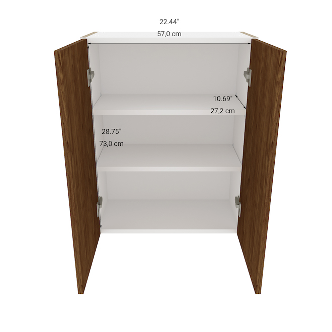 Armoire module du haut Eklipse, Saphir, 23 15/16 po x 30 1/4 po RDHG24