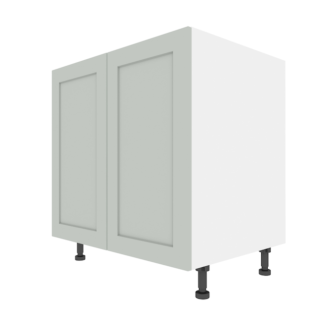 Eklipse Angelite Base Cabinet - 2 Doors - 33-in - Polymer - Grey