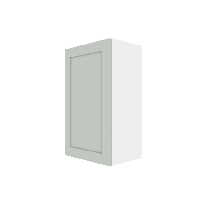 Armoire module du haut ELITE de LANDON&CO, 2 étagères et 1 porte et fini en polymère, 30 po x 18 po, gris