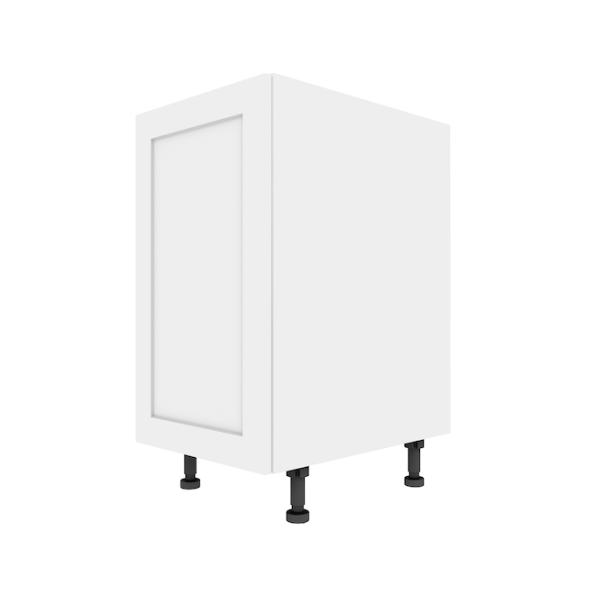 LANDON&CO ELITE 1-Door Base Cabinet - 18-in - Shaker Style - White