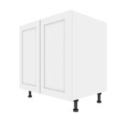 Landon & CO Perle 33-in 2-Door Matte White Polymer Base Cabinet