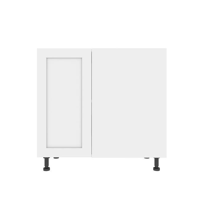 LANDON&CO ELITE 1-Door Hidden Corner Base Cabinet - 36-in - Shaker Style - White