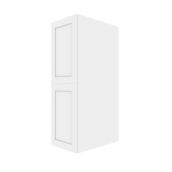 Landon & CO Perle 15-in x 49-in 2-Door Matte White Polymer Top Pantry Cabinet