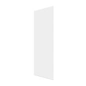 Panneau de finition Perle Eklipse par EBSU, polymère 30 po x 85 po blanc mat