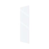 Eklipse Topaz Tall Laminated Cabinet End Panel - 13-in x 39-in - White