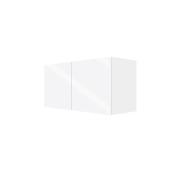Caisson mural du haut Topaze Eklipse, 2 portes 30 po x 15 po blanc