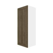 Grand caisson mural du haut Rubis de Eklipse, 1 porte 15 po x 39 po, gris