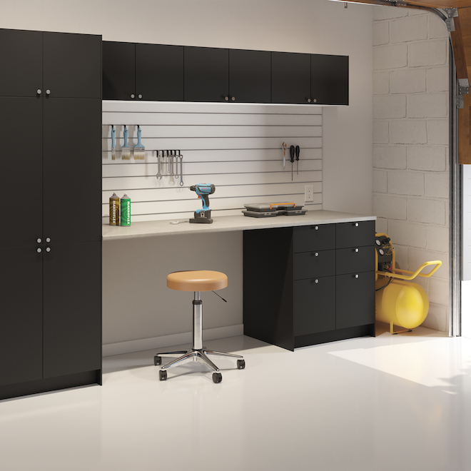 Eklipse Onyx Wall 1 Door 18in Black RDHTG18NT RONA