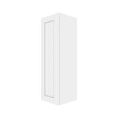 Eklipse Perle 1-Door Tall Upper Wall Cabinet - 12-in x 39-in