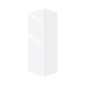 Grand caisson mural du haut Topaze Eklipse, 1 porte 15 po x 39 po, blanc