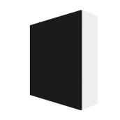 Caisson mural large Onyx de Eklipse, 36 po x 39 po, noir