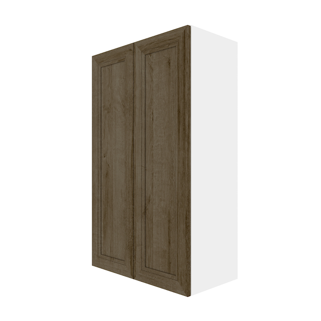 Eklipse Ruby CollectionTall Wall Cabinet 24-in x 39-in - Wood Grain