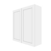Eklipse Perle Collection Tall Wall Cabinet 36-in x 39-in - White