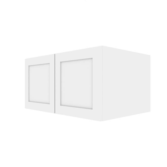 Petit caisson mural ELITE de LANDON&CO,  2 portes 36 po x 18 po shaker, blanc