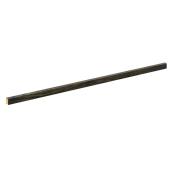 Moulure de finition Eklipse Saphir, 96 po mélamine brun