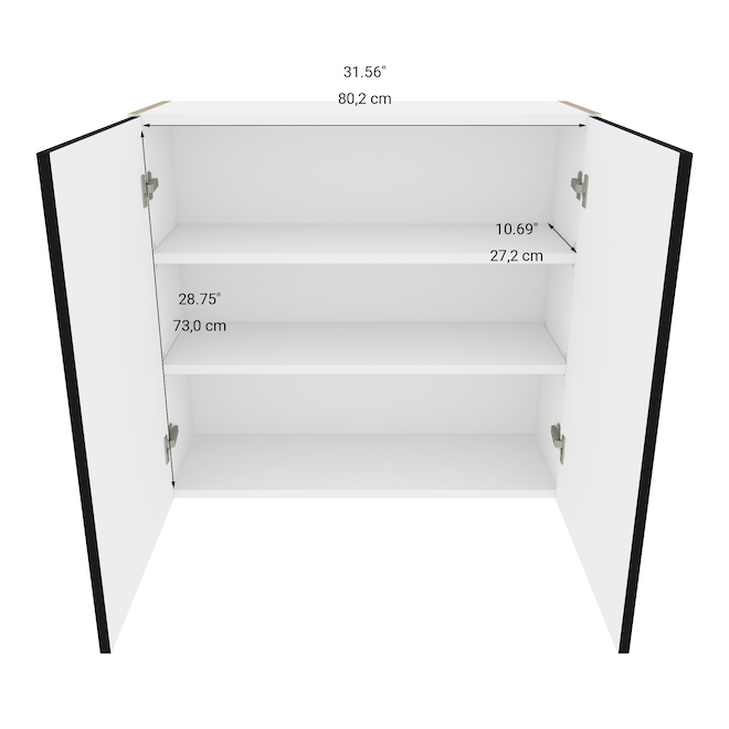 Eklipse Onyx Wall 33in x 30in Black RDHG33NT RONA