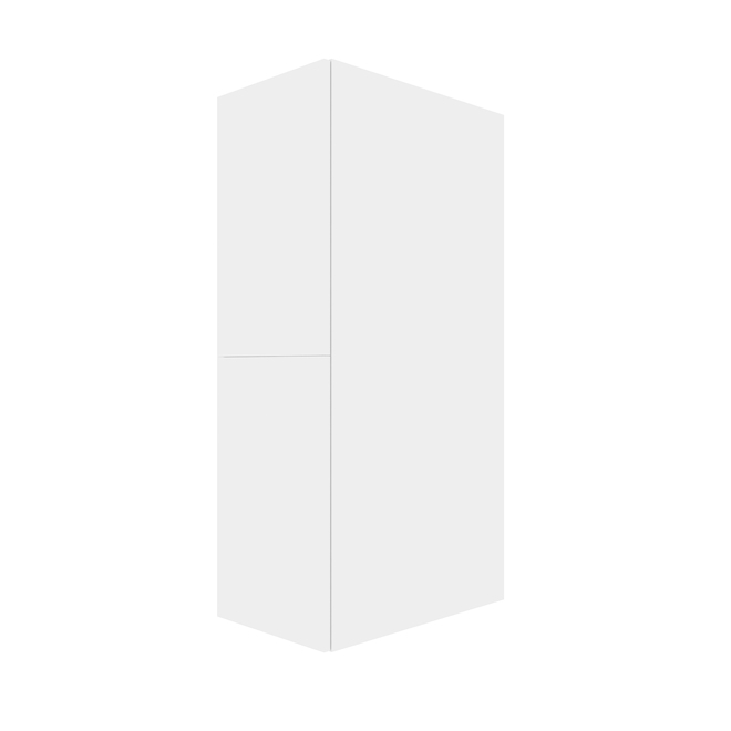 Armoire gardemanger Moonstone Eklipse 2 portes mélamine 15 po blanc RD