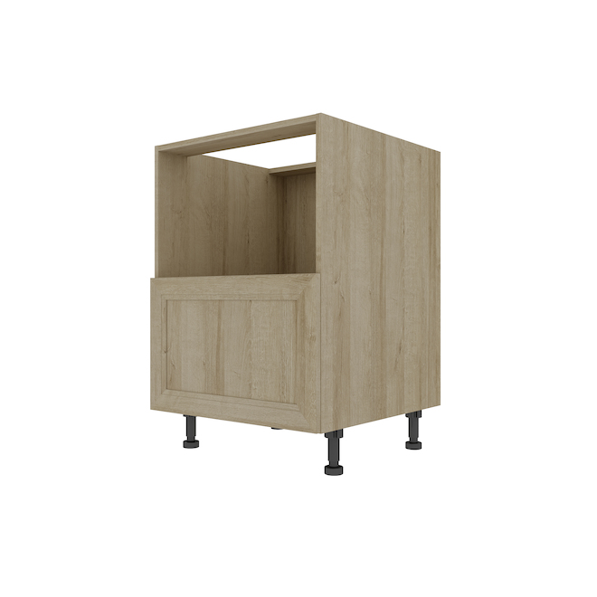 Armoire inférieure à microondes Eklipse Coral à 1 tiroir de 23,94 po x