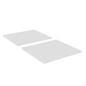 EBSU EnSuite Shelf Set 18 x 20-in White Composite Wood - 2 PC