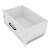 EBSU EnSuite Drawer 24 x 16-in White Composite Wood