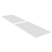 Ensemble de tablette EnSuite de EBSU 30 x 16 po bois composite blanc - paquet de 2