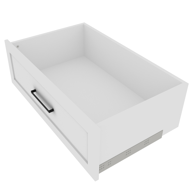 EBSU EnSuite Drawer 30 x 20-in White Composite Wood