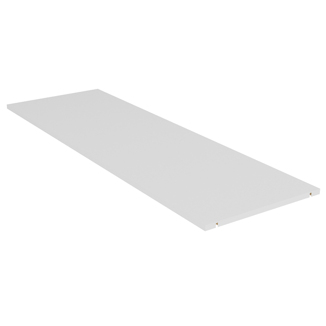 EBSU EnSuite Shelf 48 x 20-in White Composite Wood