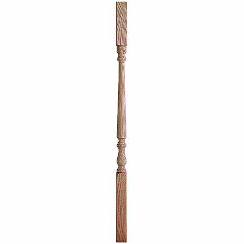 Colonial Elegance Stair Baluster - Oak - Pacific Series - 36-in L x 1 5/8-in W